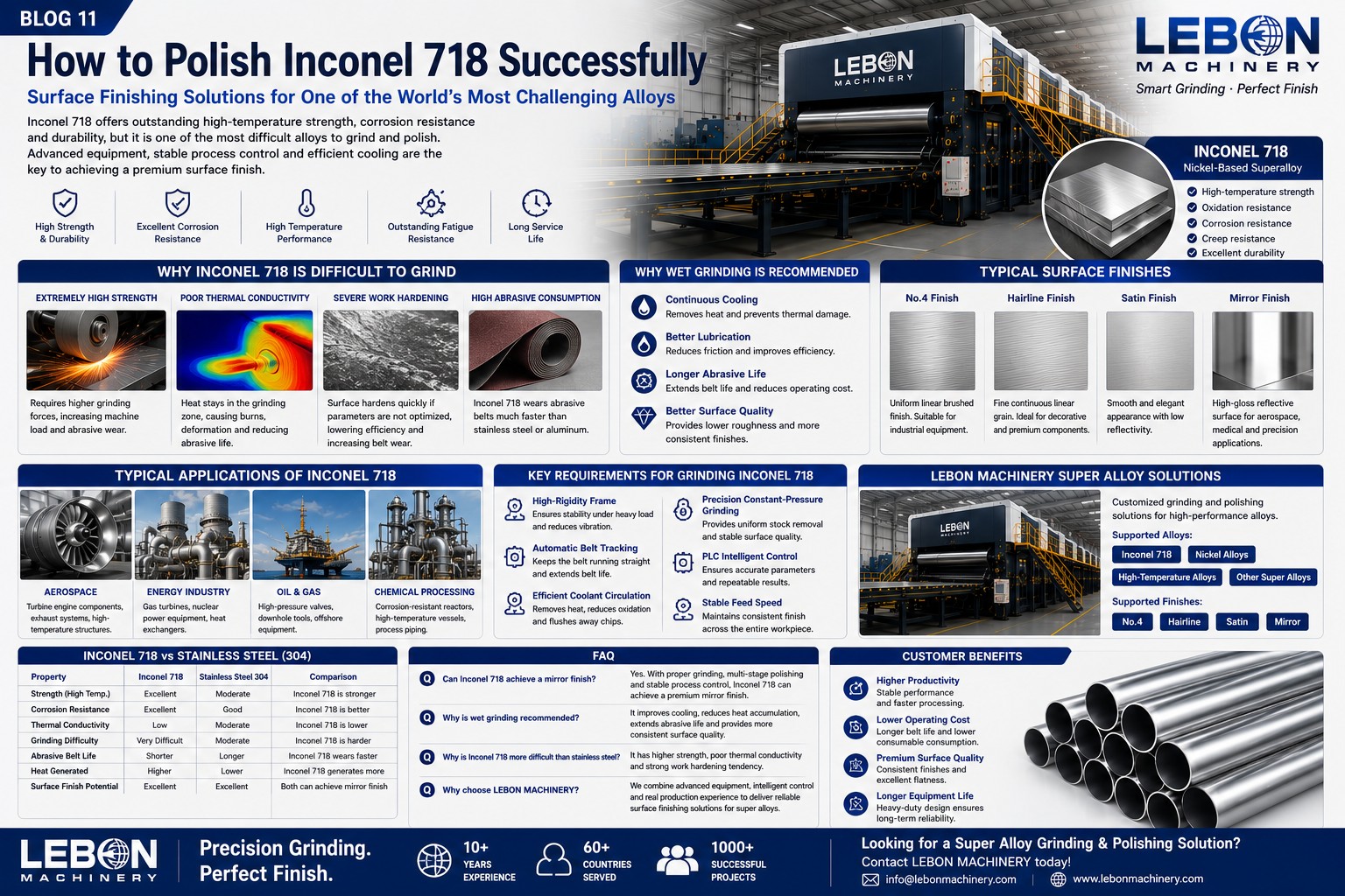 Как успешно полировать Inconel 718
